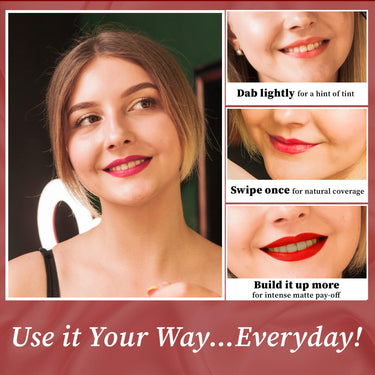 Pijn Luxe Comfy Matt Lipstick Pink Floss | 12HR Long-Lasting, Smudge-Proof & Waterproof | Lightweight, Smooth Matte Finish With Vitamin E & Lip Repair | Lipstick for Women